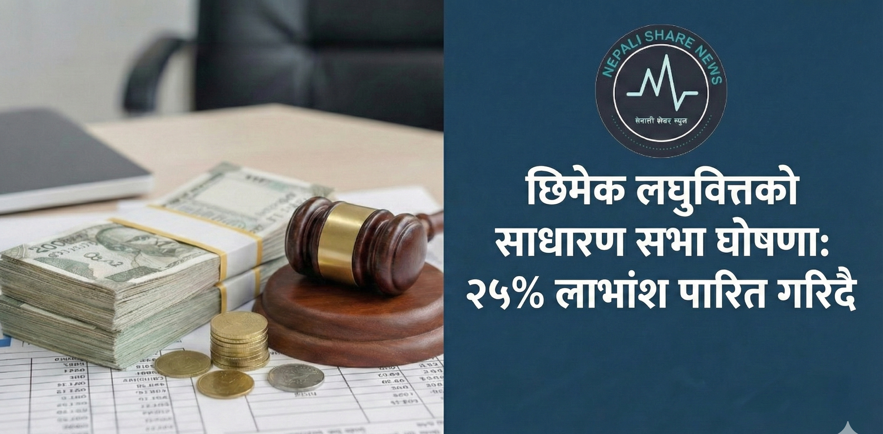 छिमेकलघुवित्तको साधारण सभा घोषणा: २५% लाभांश पारित गरिँदै