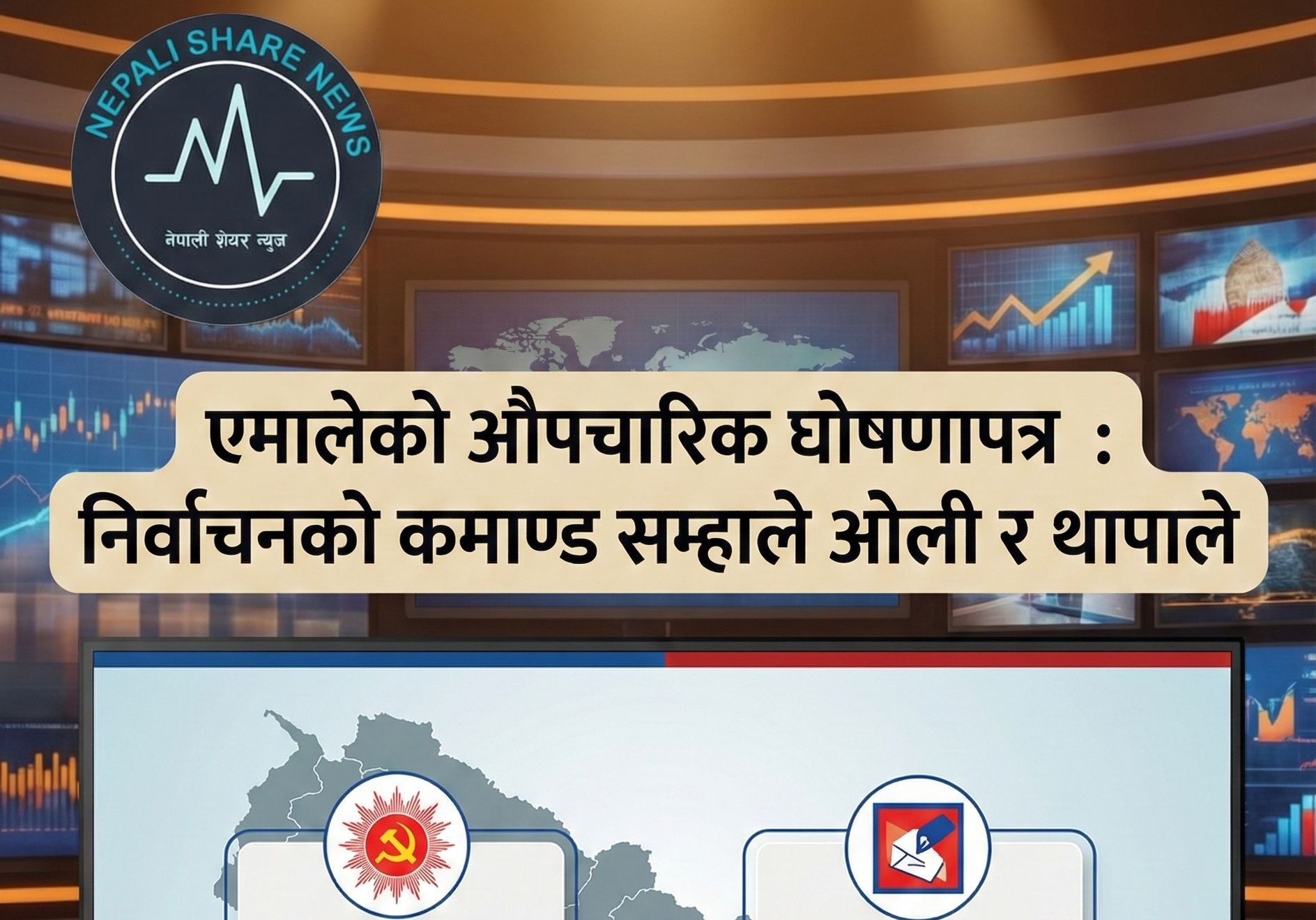 एमाले निर्वाचनमा जाने औपचारिक निर्णय: घोषणापत्र र परिचालन कमिटी गठन, को कहाँको इन्चार्ज?